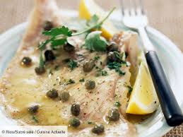 Recette Raie Aux Capres Ingredients 4 Personnes 4 Ailes De Raie De 300 G Piece 2 L De Court Bouil Recette Raie Aux Capres Raie Aux Capres Recette Poisson