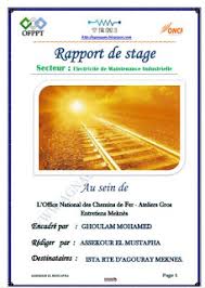 Rapport De Stage Electricite Batiment Pdf Maintenance Industrielle Electricite Industrielle Exemple De Rapport