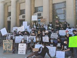 Dueling Rallies For Black Lives Matter Back The Blue Held In Potsdam Ncpr News