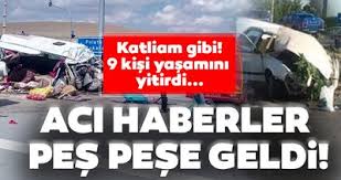 Olay, saat 18.50 sıralarında merkez meram ilçesi hasanköy mahallesi özşahin sokak'ta meydana geldi. Konya Da Pes Pese Katliam Gibi Kaza 9 Olu Ve Yaralilar Var Son Dakika Haberler