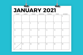 2020 printable calendar 8.5 x 11 free these pictures of this page are about:8 by 11 printable calendar. 8 5 X 11 Inch Bold 2021 Calendar Creative Illustrator Templates Creative Market