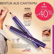 The One Duo Brow Pencil Original Oriflame Shopee Indonesia