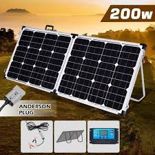 Whereas a portable leisure battery charger can provide more power to the battery. 200w Folding Solar Panel Power Regulator 12v Battery Charger Portable Camping For Sale Online Ebay