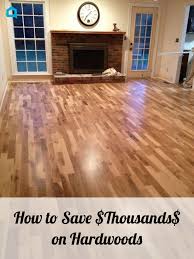 Installing Hardwood Floors Can Be Expensive So We Needed To Find Ways To Get The Look That We Wanted Without The Huge