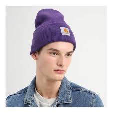 Le bonnet carhartt wip watch est élégant et simple à la fois. Carhartt Carhartt Acrylic Bonnet Homme Violet Private Sport Shop