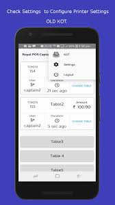 Lezzetli hamburger ve plaj içecekler servis yapın. Royalpos Captain Waiter App Fine Dine Restaurant For Android Apk Download
