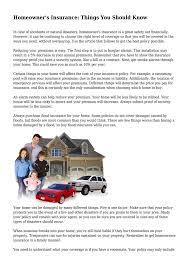 Free information and preview, prepared forms for you, trusted by legal professionals Calameo Homeowner S Insurance Things You Should Know