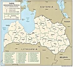 Lettland wurde im jahre 1991 nach auf dieser karte finden sie einen stadtplan von riga. Landkarte Lettland Karte Verwaltungsbezirke Weltkarte Com Karten Und Stadtplane Der Welt