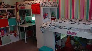 Storå loft bed frame, black, full/double. Ikea Kallax Expedit Loft Bed With Desk And Den Kallax Ikea Ikea Loft Bed Diy Loft Bed