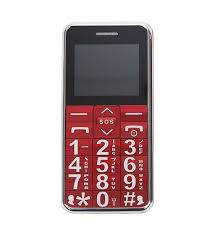 It has large, embossed numbers for seniors with poor visibility. Gadget Man Ireland Big Digit Senior Citizen Friendly Mobile Phone