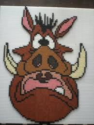 Image Le Roi Lion Pumba Skyrock Com Hama Beads Design Perler Bead Disney Hama Beads Patterns