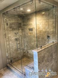 Beautiful Frameless Low Iron Showerguard Glass Enclosure With Chrome Hardware Frameless Shower Doors Glass Shower Doors Bathrooms Remodel