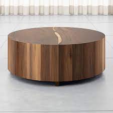 Shop our wooden round coffee tables selection from the world's finest dealers on 1stdibs. Dillon Natural Yukas Round Wood Coffee Table Reviews Crate And Barrel Canada