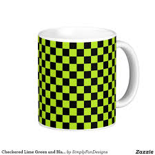 Black And White Checkered Coffee Mugs Checkered Lime Green And Black Coffee Mug White Coffee Mugs Yellow Mugs Purple Coffee Mugs