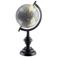 Gray Globe With Black Stand Hobby Lobby Accent Pieces Living Space Decor Globe