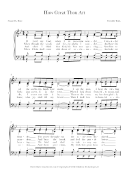 How great thou art chords. How Great Thou Art Sheet Music For Organ 8notes Com
