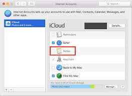 Notes Option In Mac Icloud Grayed Out Apple Community