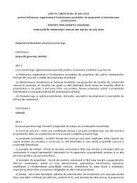 Legea 188/1999, actualizata 2018, privind. Legea 196 Din 2018 Privind InfiinÈ›area Organizarea Si Functionarea AsociaÈ›iilor De Proprietari È™i Administrarea Condominiilor