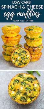 Spinach And Cheese Egg Muffins Are Quick Simple And Make A Perfect Grab And Go Breakfast For Bus Breakfast Brunch Recipes Egg Cups Breakfast Bacon Egg Muffins