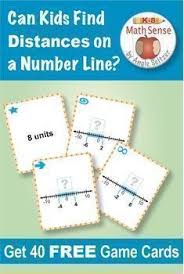 Free Distance Between Integers On A Number Line Math Matching Game Cards Grade7math Algebra Middleschoolmath Mathg Number Line Middle School Math Integers