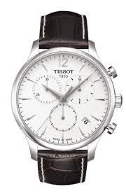 tissot tradition chronograph tissot mens watch brown leather strap watch watches for men