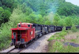 A Unit Coal Train Out Of Andover And Bound For Walnut Cove Nc Is Pushed Upgrade On The Former Interstate Railro Railroad Photos Caboose Photos Southern Trains