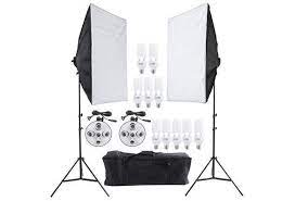 Ultimate Photo Studio Lighting Kit 2 Stands 2 5 In 1 Light Holders 2 Soft Boxes 10 Bulbs Ca Photography Light Stand Photo Studio Lighting Studio Lighting