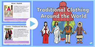 English traditions • • • state traditions national holidays religious holidays public holidays concerning private life (child's birth, wedding, marriage) • traditional ceremonies. Clothes From Around The World Video Powerpoint