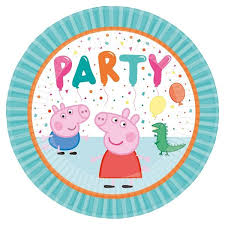 Y cómo no pinterest ha sido una gran fuente de inspiración! Platos Peppa Pig Y George Party 8 Por Solo 2 80 Tienda Online Envio En 24h Fiestafacil Com Fiestafacil Com Articulos De Decoracion Para Fiestas