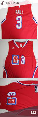 Adidas Chris Paul Cp3 La Clippers Jersey Sz Xl 2 Red Adidas Chris Paul Adidas