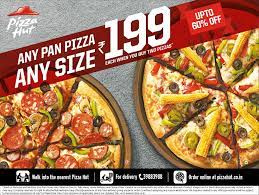 Any Pan Pizza Any Size Rs 199 Upto 60 Off Delhi Kolkata Pizzaoffer Pizzahut Pizza Hut Delicious Pizza Good Pizza
