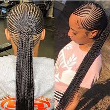 It involves braiding one half of the hair to form a ponytail. Rate This Braids Awesome Big Cornrows Hairstyles Kids Braided Hairstyles Cornrow Hairstyles