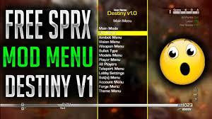 Play multiplayer online with mods & cheats! Ghosts 1 16 á´ºá´±áµ‚best Free Mod Menu Sprx Non Host Host Destiny V1 0 Download Youtube