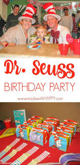 Seuss party supplies and decorations from oriental trading, such as party favors, craft kits and toys can help you throw the shop for all your favorite dr. Dr Seuss Birthday Party Made With Happy