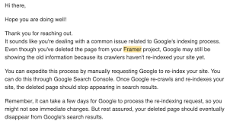 Remove legacy URL - Google Search Central Community