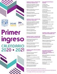 Leer y aceptar los términos y condiciones de la convocatoria y su instructivo. Calendario De Primer Ingreso Unam