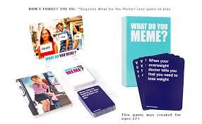 What do you meme cards pdf. Amazon Com Fresh Memes 1 Expansion Pack By What Do You Meme Designed To Be Added To What Do You Meme Core Game Toys Games