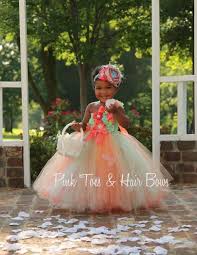 Mint Coral And Peach Flower Girl Dress Mint Coral By Glittermebaby 95 00 Peach Flower Girl Dress Coral Flower Girl Dresses Flower Girl Dresses Mint