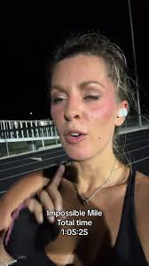 When your friend challenges you to do hard things…#impossiblemilechallenge  #fitnessover40