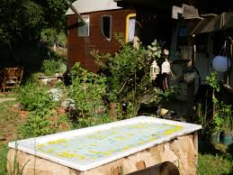 Alte Outdoor Badewanne Im Garten Mit Feuer Beheizbar Unter Sternenhimmel Baden Badewanne Wanne Freiluft