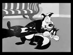 Image result for pepe le pew chase