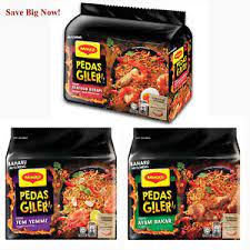 Tomyam & ayam bakar (eating sound). Maggi Pedas Giler Ayam Bakar Tomyam Seafood Berapi Instant Noodles 5 Packs X 76g Ebay