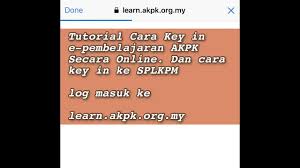 Taip kod pendek seperti ini: Tutorial Mengisi Kursus Online Apkp Dan Cara Key In Dalam Splkpm 2020 Youtube