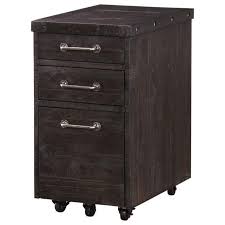 Choose oak, maple, or pine. Yosemite Solid Wood Rolling File Cabinet In Cafe Sadler S Home Furnishings File Cabinets