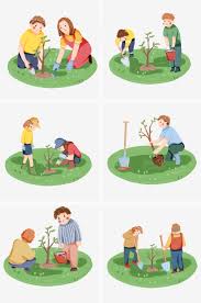 يوم الشجرة الأخضر الأخضر 12 مارس غرس الري 12 مارس Png وملف Psd للتحميل مجانا Trees To Plant Background Design Arbour Day