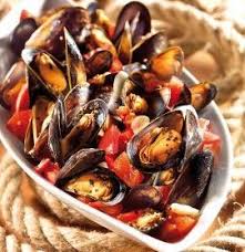 Gosch Sylt Miesmuscheln In Tomaten Knoblauch Sud Muscheln Rezept Muscheln Zubereiten Miesmuscheln
