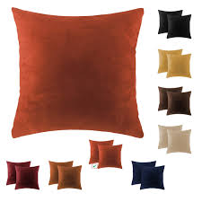 Download sofa pillows stock photos. Precioushome Couch Pillows Set Of 2 Soft Rust Orange Throw Pillows For Couch Sofa Suede Decorative Throw Pillow Covers 18x18 Throw Pillows Covers Sofa Decorative Pillows For Couch Buy Online In