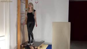 Alina CBTrample rubbed and milked with latex gloves domination