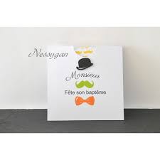 Prototype et mise en page après réception du paiement ou d'un acompte de minimum 50% vous recevrez une mise en page en. Faire Part Monsieur Moustache Faire Part Personnalise Avec Prenom Nessygan