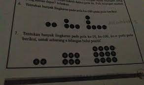 Di dalam lingkaran yang berdiameter 20cm terdapat sebuah juring dengan besar sudutpusat 450. Tentukan Banyak Lingkaran Pada Pola Ke 10 Ke 100 Ke N Pada Pola Berikut Untuk Sebarang N Bilangan Brainly Co Id